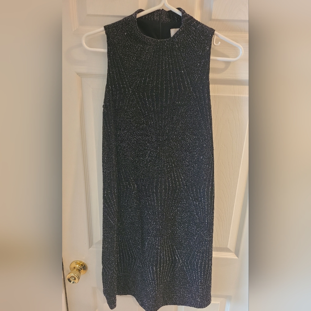 Sparkly little black dress